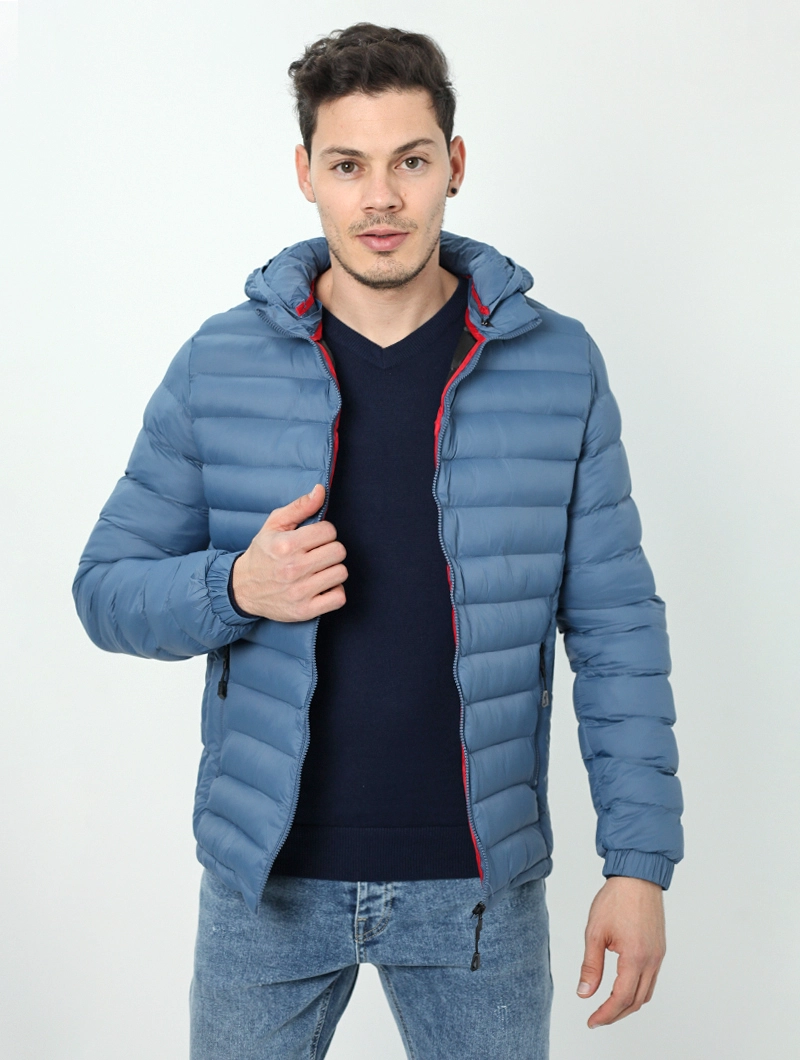 Doudoune col montant